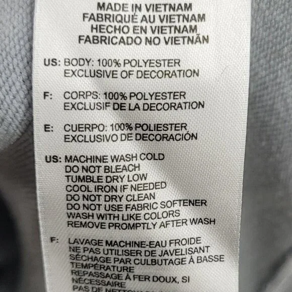 Adidas men’s size XL gray with red accent zip up golf jacket - Picture 4 of 5